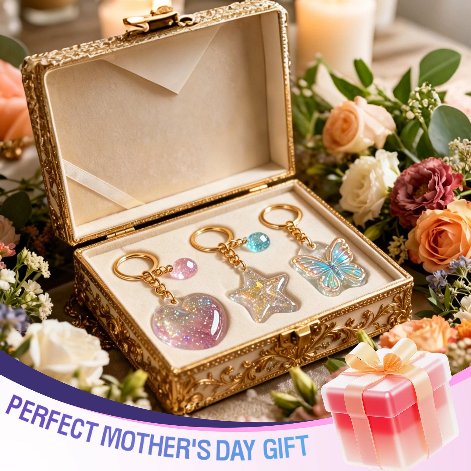 KHKD Resin Crystal Clear UV Resin Jewelry Kit