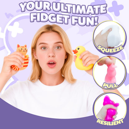 4 Cute Animals Taba Squishy Making All-in-one Kit