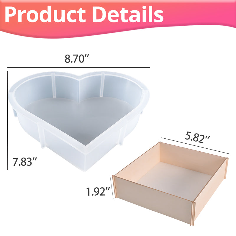 Large Silicone Mold for Flower Preservation