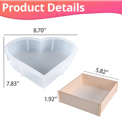 Large Silicone Mold for Flower Preservation