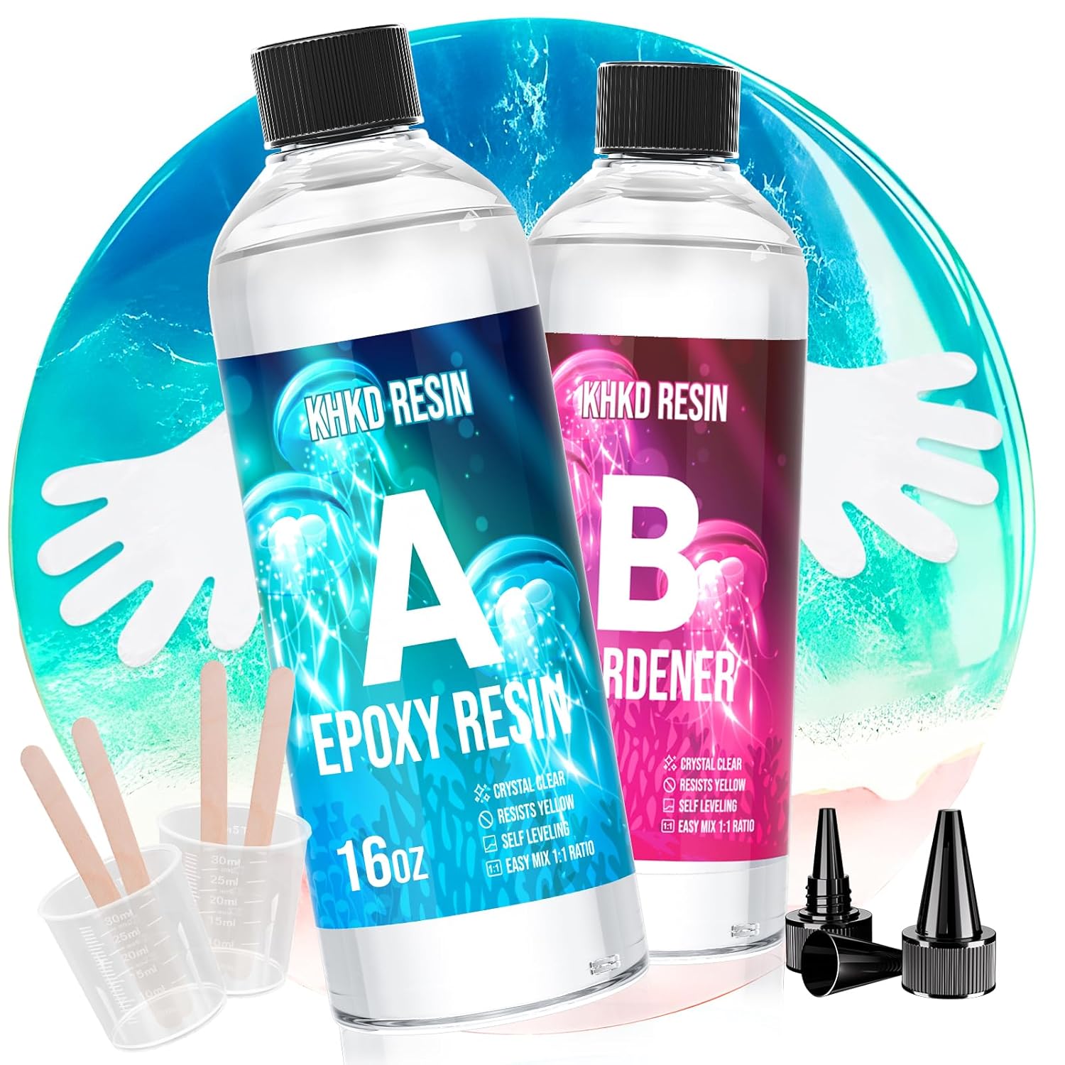 KHKD Epoxy Resin Kit – Clear Resin for Art & Crafts – KHKDResin