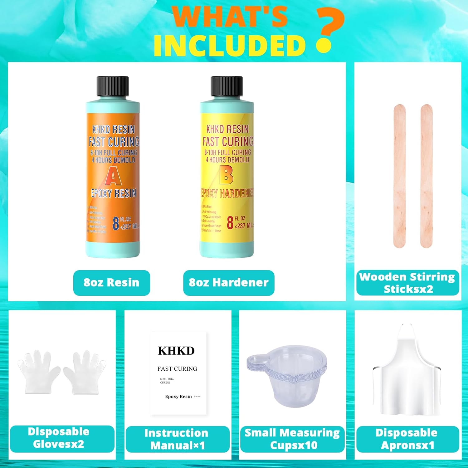 KHKD Quick Cure Art Resin – Fast Drying, High Gloss Finish – KHKDResin