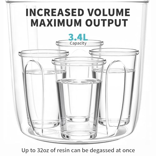 KHKD resin degassing chamber timer feature