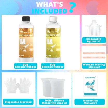 KHKD Resin Silicone Rubber for Mold Making – 0A Soft