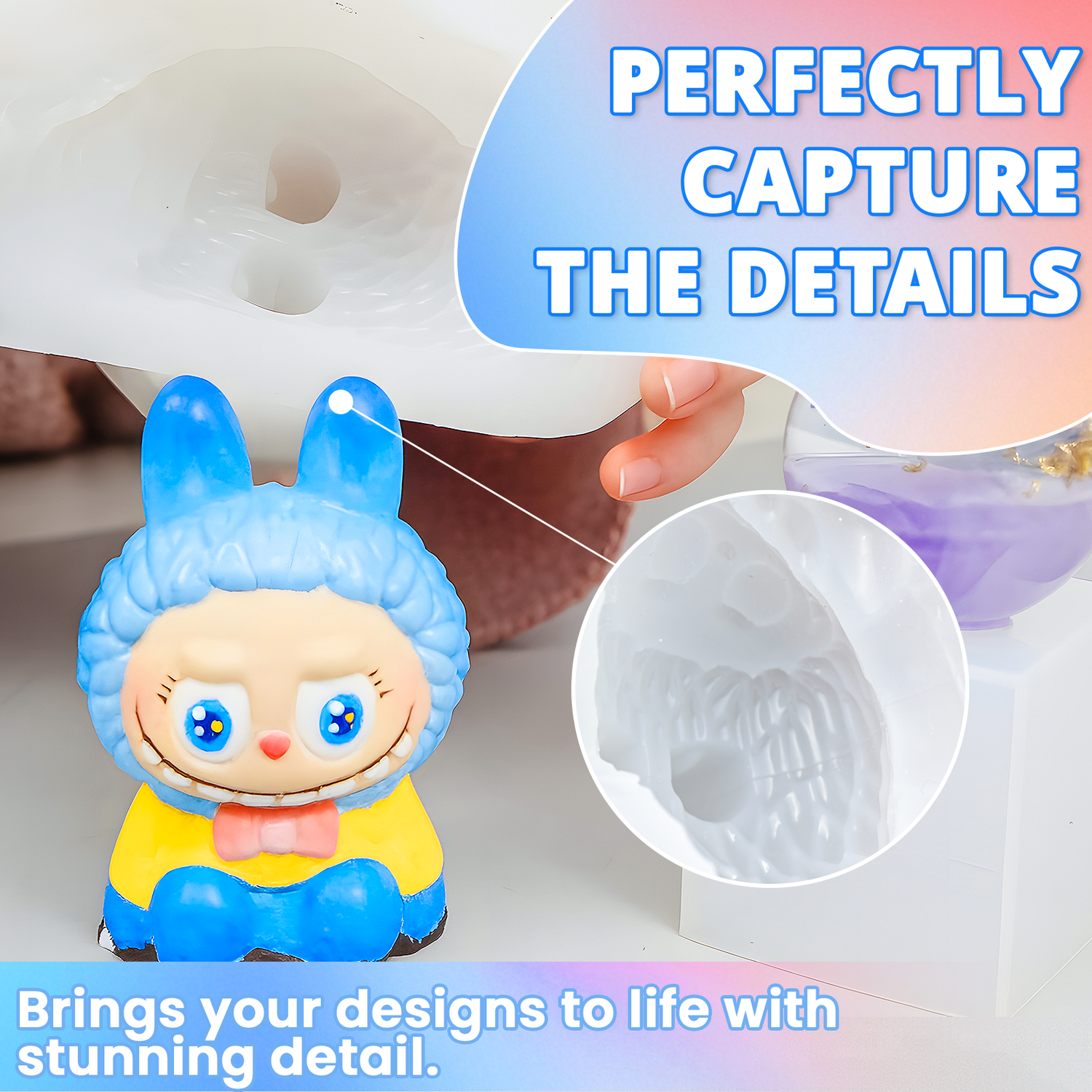 KHKD Resin Silicone Rubber for Mold Making – 10A Medium