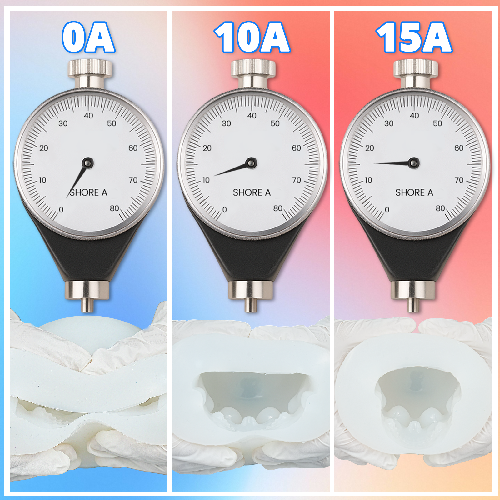 KHKD Resin Silicone Rubber for Mold Making – 10A Medium